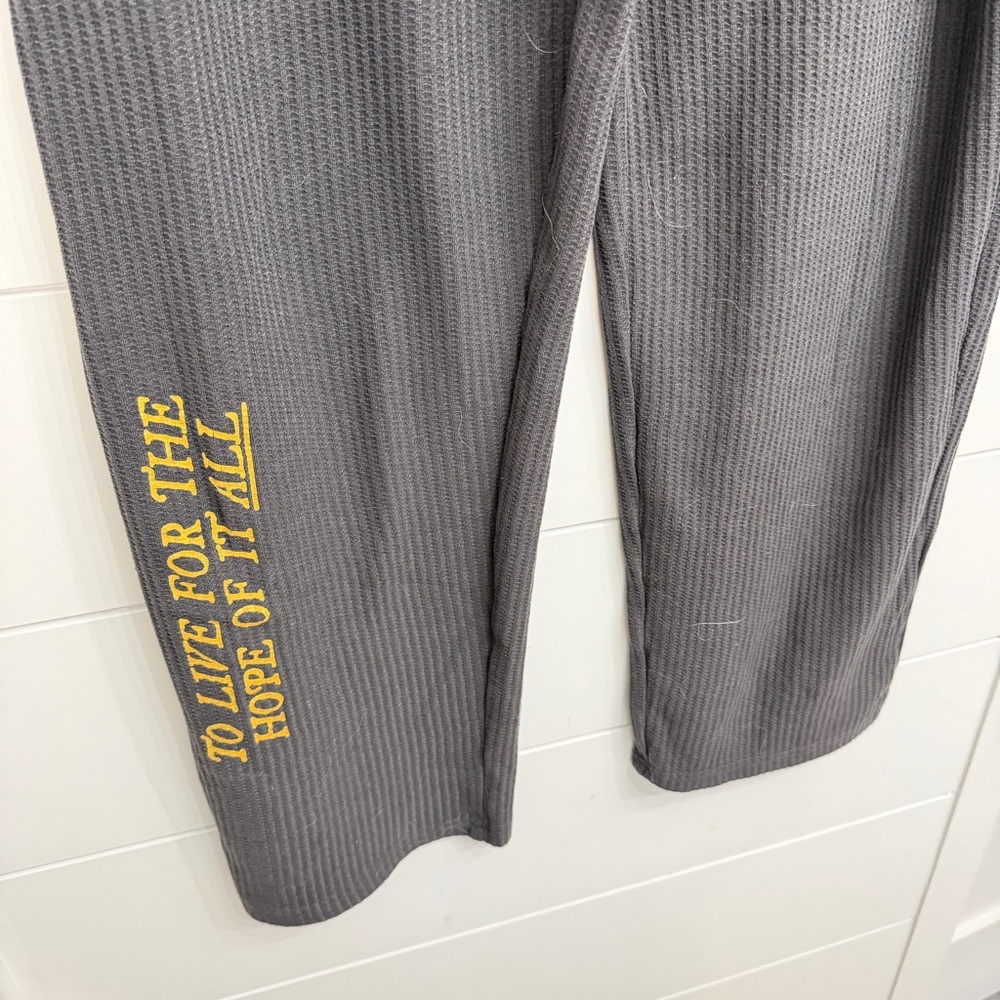 Taylor Swift Folklore Gray Thermal Pajama Pants Size Medium 36153 - Picture 5 of 11